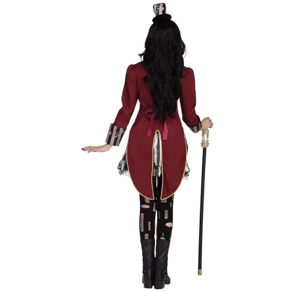 Fun World Freak Show Ring Mistress Circus Halloween Pretend Cosplay 12/14 Kids‎